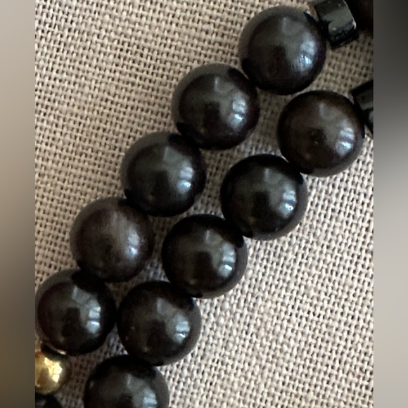 24 inch Tibetan Brass Inlaid bead necklace NWOT - Picture 13 of 13